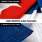 G128 Combo Pack: 6 Feet Tangle Free Spinning Flagpole (Silver) Cuba Cuban Flag 3x5 ft Printed 150D Brass Grommets (Flag Included) Aluminum Flag Pole